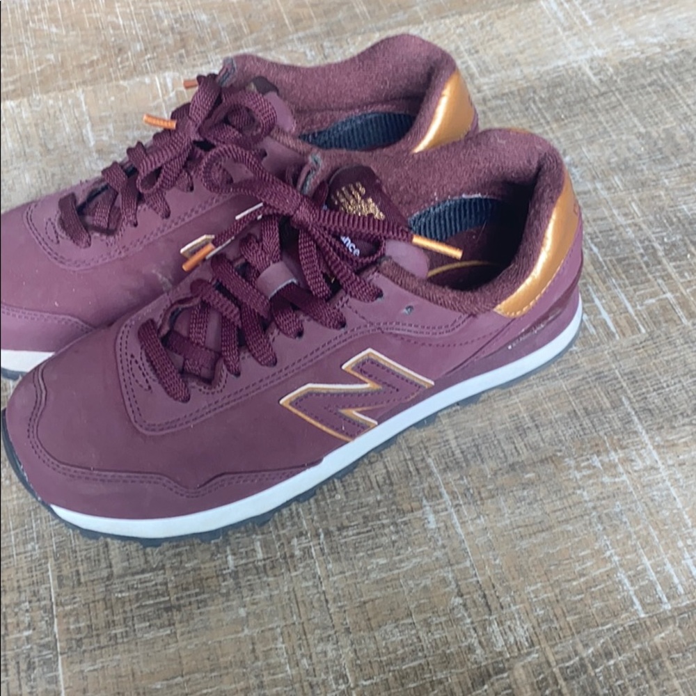 Purple and gold new balance sneakers brand new!